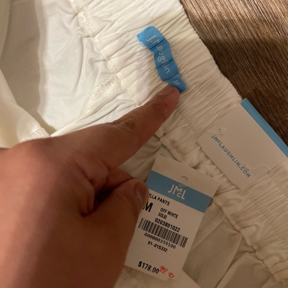 J. McLaughlin Hilla Pant Women's White Size Medium - Picture 4 of 4